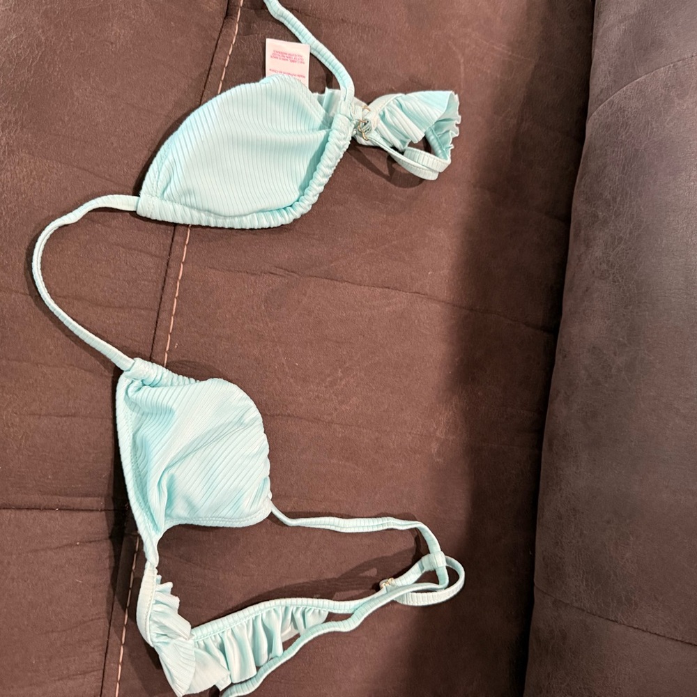 Light Blue Bikini Top